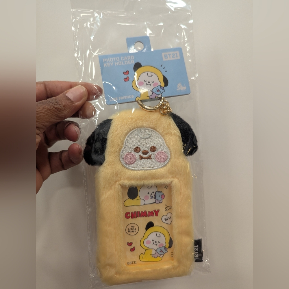 BT21 Photo Card Key Holder NIP